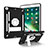 Silicone Matte Finish and Plastic Back Cover Case with Stand YJ1 for Apple iPad 10.2 (2021)