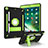 Silicone Matte Finish and Plastic Back Cover Case with Stand YJ1 for Apple iPad 10.2 (2021)