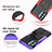Silicone Matte Finish and Plastic Back Cover Case with Stand Z01 for Motorola Moto G Stylus (2022) 4G