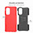 Silicone Matte Finish and Plastic Back Cover Case with Stand Z01 for Motorola Moto G Stylus (2022) 4G