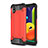 Silicone Matte Finish and Plastic Back Cover Case WL1 for Samsung Galaxy A01 Core