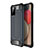 Silicone Matte Finish and Plastic Back Cover Case WL1 for Samsung Galaxy A02s