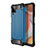 Silicone Matte Finish and Plastic Back Cover Case WL1 for Samsung Galaxy A12 Nacho