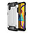 Silicone Matte Finish and Plastic Back Cover Case WL1 for Samsung Galaxy M01