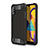 Silicone Matte Finish and Plastic Back Cover Case WL1 for Samsung Galaxy M01 Black