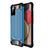 Silicone Matte Finish and Plastic Back Cover Case WL1 for Samsung Galaxy M02s