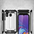 Silicone Matte Finish and Plastic Back Cover Case WL1 for Samsung Galaxy M10S