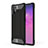 Silicone Matte Finish and Plastic Back Cover Case WL1 for Samsung Galaxy Note 10 Plus 5G Black