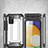 Silicone Matte Finish and Plastic Back Cover Case WL1 for Samsung Galaxy Quantum2 5G