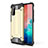 Silicone Matte Finish and Plastic Back Cover Case WL1 for Samsung Galaxy S20 Gold