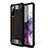 Silicone Matte Finish and Plastic Back Cover Case WL1 for Samsung Galaxy S20 Lite 5G Black