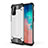 Silicone Matte Finish and Plastic Back Cover Case WL1 for Samsung Galaxy S20 Plus