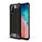 Silicone Matte Finish and Plastic Back Cover Case WL1 for Samsung Galaxy S20 Plus Black