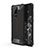 Silicone Matte Finish and Plastic Back Cover Case WL1 for Samsung Galaxy S20 Ultra Black