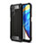 Silicone Matte Finish and Plastic Back Cover Case WL1 for Xiaomi Mi 10T 5G Black