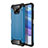 Silicone Matte Finish and Plastic Back Cover Case WL1 for Xiaomi Poco X3 Pro Blue