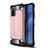 Silicone Matte Finish and Plastic Back Cover Case WL2 for Xiaomi Redmi Note 10S 4G