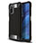 Silicone Matte Finish and Plastic Back Cover Case WL2 for Xiaomi Redmi Note 10S 4G Black