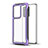 Silicone Matte Finish and Plastic Back Cover Case YF1 for Samsung Galaxy S20 Plus Purple
