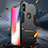 Silicone Matte Finish Stands Case for Apple iPhone Xs Black