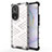 Silicone Transparent Frame Case Cover 360 Degrees AM1 for Huawei Honor 50 Pro 5G