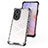 Silicone Transparent Frame Case Cover 360 Degrees AM1 for Huawei Honor 50 SE 5G