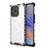 Silicone Transparent Frame Case Cover 360 Degrees AM1 for Huawei Honor 60 SE 5G