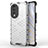 Silicone Transparent Frame Case Cover 360 Degrees AM1 for Huawei Honor 80 5G