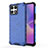 Silicone Transparent Frame Case Cover 360 Degrees AM1 for Huawei Honor X30i