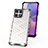 Silicone Transparent Frame Case Cover 360 Degrees AM1 for Huawei Honor X30i