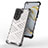 Silicone Transparent Frame Case Cover 360 Degrees AM1 for Huawei Nova 10 Pro