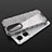 Silicone Transparent Frame Case Cover 360 Degrees AM1 for Huawei P50