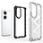 Silicone Transparent Frame Case Cover 360 Degrees AM1 for Huawei P50