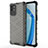 Silicone Transparent Frame Case Cover 360 Degrees AM1 for OnePlus 9R 5G