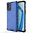 Silicone Transparent Frame Case Cover 360 Degrees AM1 for OnePlus 9R 5G