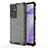 Silicone Transparent Frame Case Cover 360 Degrees AM1 for OnePlus 9RT 5G