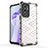 Silicone Transparent Frame Case Cover 360 Degrees AM1 for OnePlus 9RT 5G