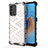 Silicone Transparent Frame Case Cover 360 Degrees AM1 for Oppo A74 4G