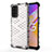 Silicone Transparent Frame Case Cover 360 Degrees AM1 for Oppo A74 5G