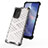 Silicone Transparent Frame Case Cover 360 Degrees AM1 for Oppo A95 5G