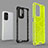 Silicone Transparent Frame Case Cover 360 Degrees AM1 for Oppo F19 Pro+ Plus 5G