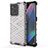 Silicone Transparent Frame Case Cover 360 Degrees AM1 for Oppo Find X3 Pro 5G