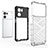 Silicone Transparent Frame Case Cover 360 Degrees AM1 for Oppo K10 5G