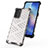 Silicone Transparent Frame Case Cover 360 Degrees AM1 for Oppo Reno6 5G