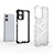 Silicone Transparent Frame Case Cover 360 Degrees AM1 for Realme 10 4G