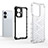 Silicone Transparent Frame Case Cover 360 Degrees AM1 for Realme 10 Pro+ Plus 5G