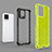 Silicone Transparent Frame Case Cover 360 Degrees AM1 for Realme 8 4G