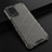Silicone Transparent Frame Case Cover 360 Degrees AM1 for Realme 8 5G Black