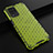 Silicone Transparent Frame Case Cover 360 Degrees AM1 for Realme 8 5G Green