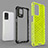 Silicone Transparent Frame Case Cover 360 Degrees AM1 for Realme 8s 5G